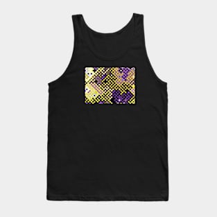 Nonbinary Pride Abstract Rounded Circuits Tank Top